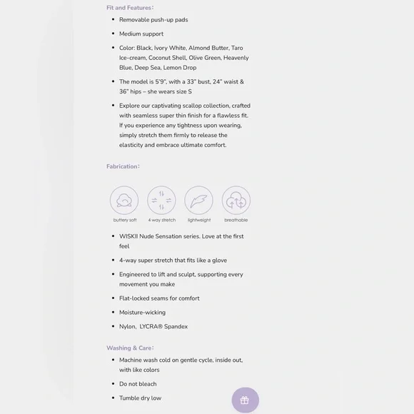 WISKII Soufflé Sports Bra M - Heavenly Blue
Brand New With Tags - Picture 10 of 11